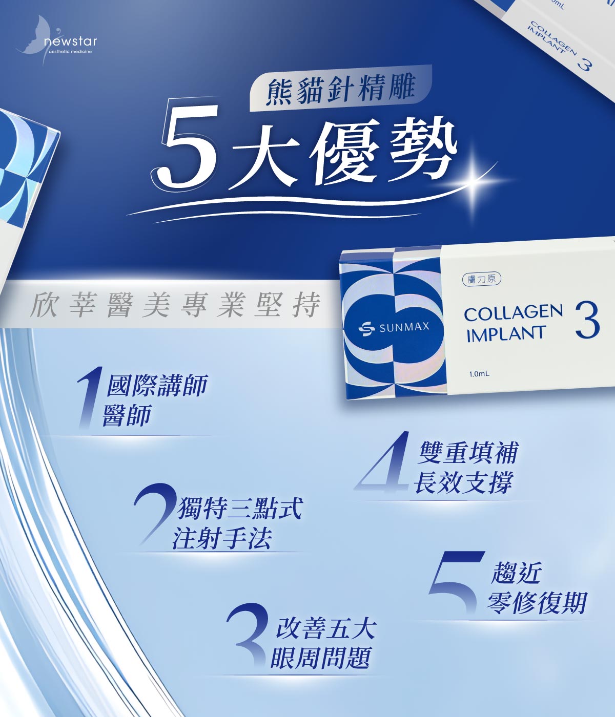 膠原蛋白熊貓針_5大優勢