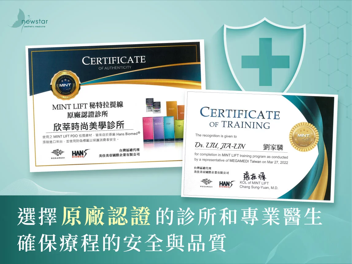秘特拉神力拉提｜防偽辨識_確認認證診所
