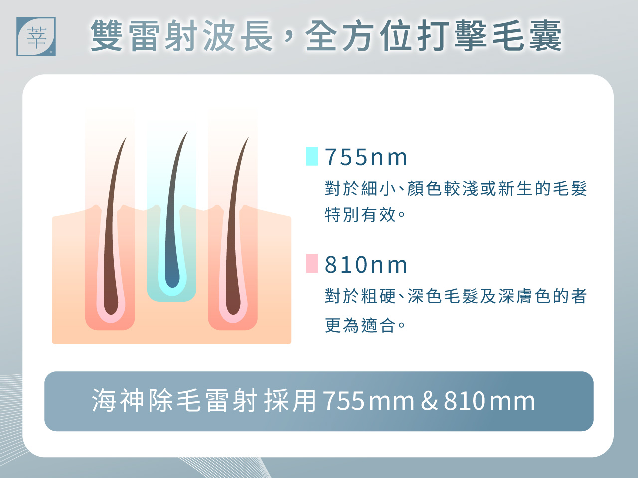 海神除毛流程_雙雷射波長